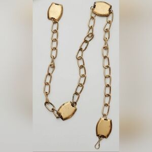 Vintage Gold Tone Chain Belt